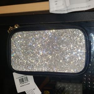 WOMEN OLIVIA MILLER WITH RHINESTONE BLACK/GOLD HANDBAG